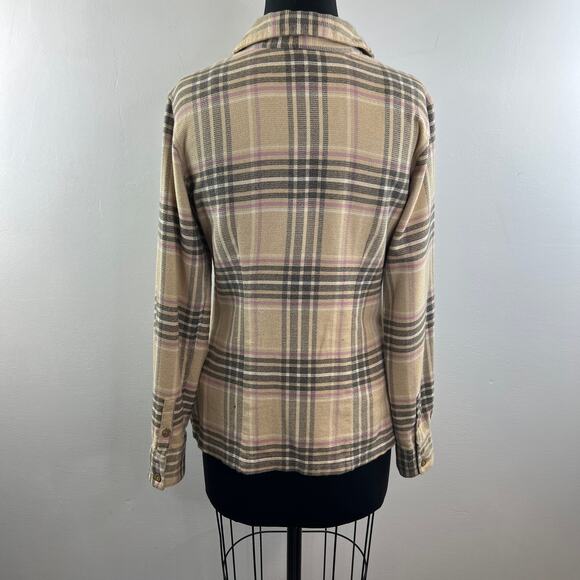 PATAGONIA Fjord Flannel Shirt Top Button-Down Long Sleeves Pockets Size 2 - Picture 8 of 12